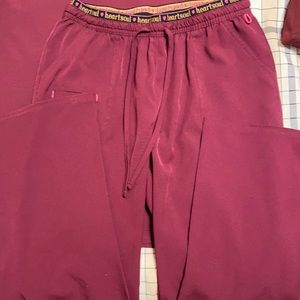 Heartsoul Scrub Top and Bottom. Medium.